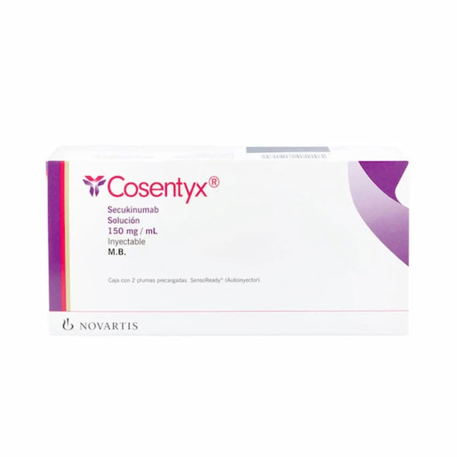COSENTYX 150MG/ML  C/2 PLUMAS INY
