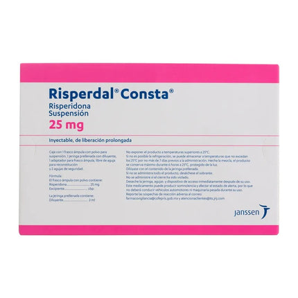 RISPERDAL CONST 25MG INY 2ML