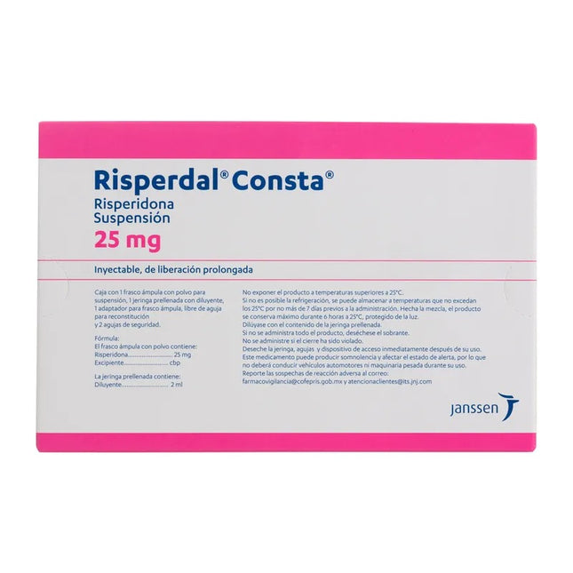 RISPERDAL CONST 25MG INY 2ML