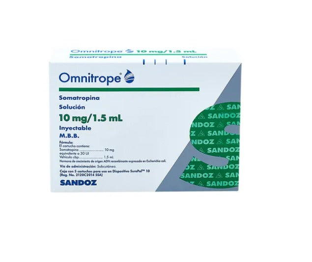OMNITROPE 10MG/1.5ML C/5