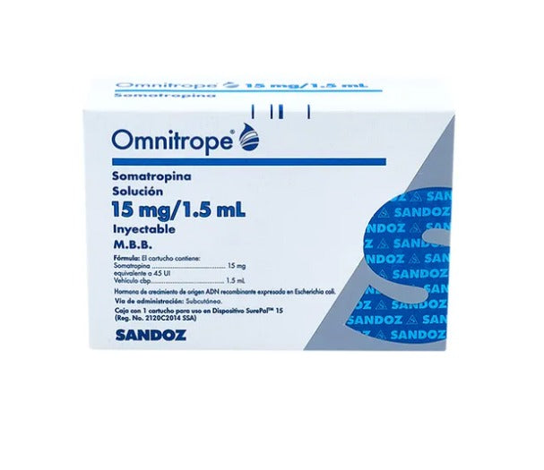 OMNITROPE 15MG/1.5ML C/1