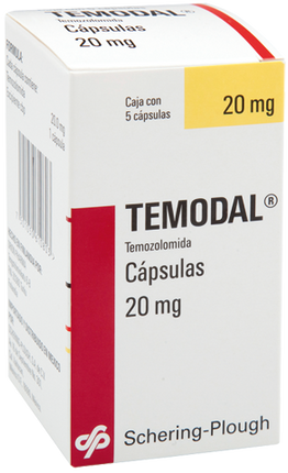 TEMODAL 20MG C/5 CAPS
