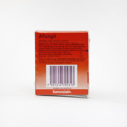 AFUNGIL 150MG C/1 CAP 1+1