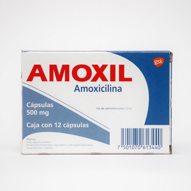 AMOXIL 500MG CAP C/12