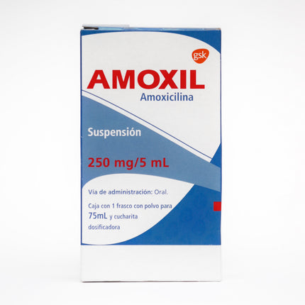 AMOXIL PED 250MG SUSP 75ML