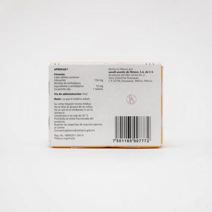 APROVASC 150/10MG C/28