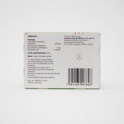 APROVASC 300/5MG TAB C/14