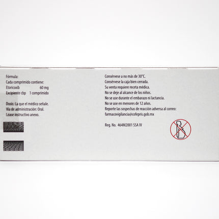 ARCOXIA 60MG CPR C/28