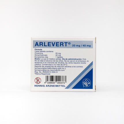 ARLEVERT 20/40MG TAB C/20