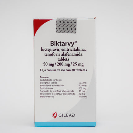 BIKTARVY 50MG/200MG/25MG TAB C/30