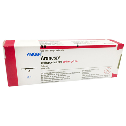 ARANESP 500MCG/1ML C/1 JGA PRELL
