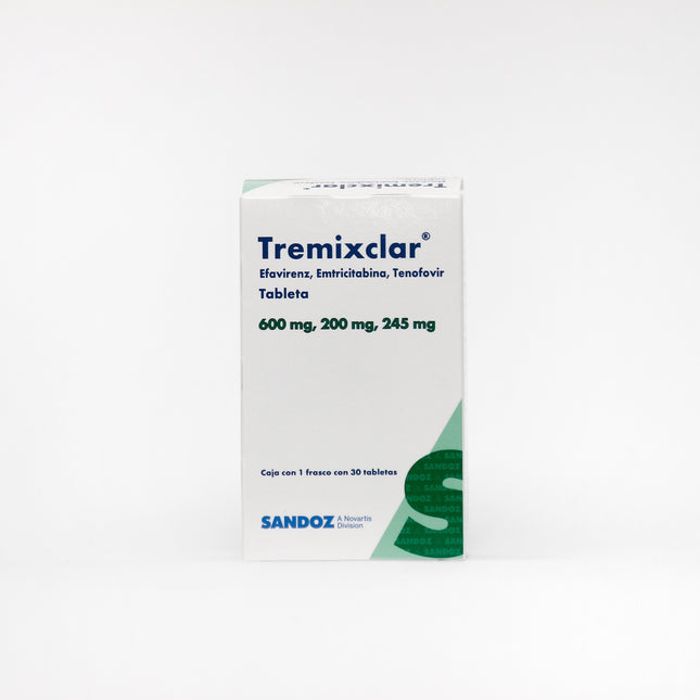 TREMIXCLAR 600 mg - 200 mg - 245 mg Frasco c/30 tab