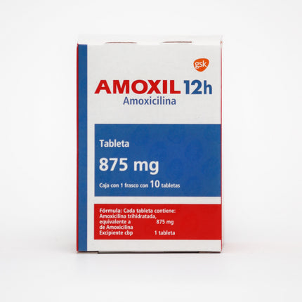 AMOXIL 12H 875MG TAB C/10