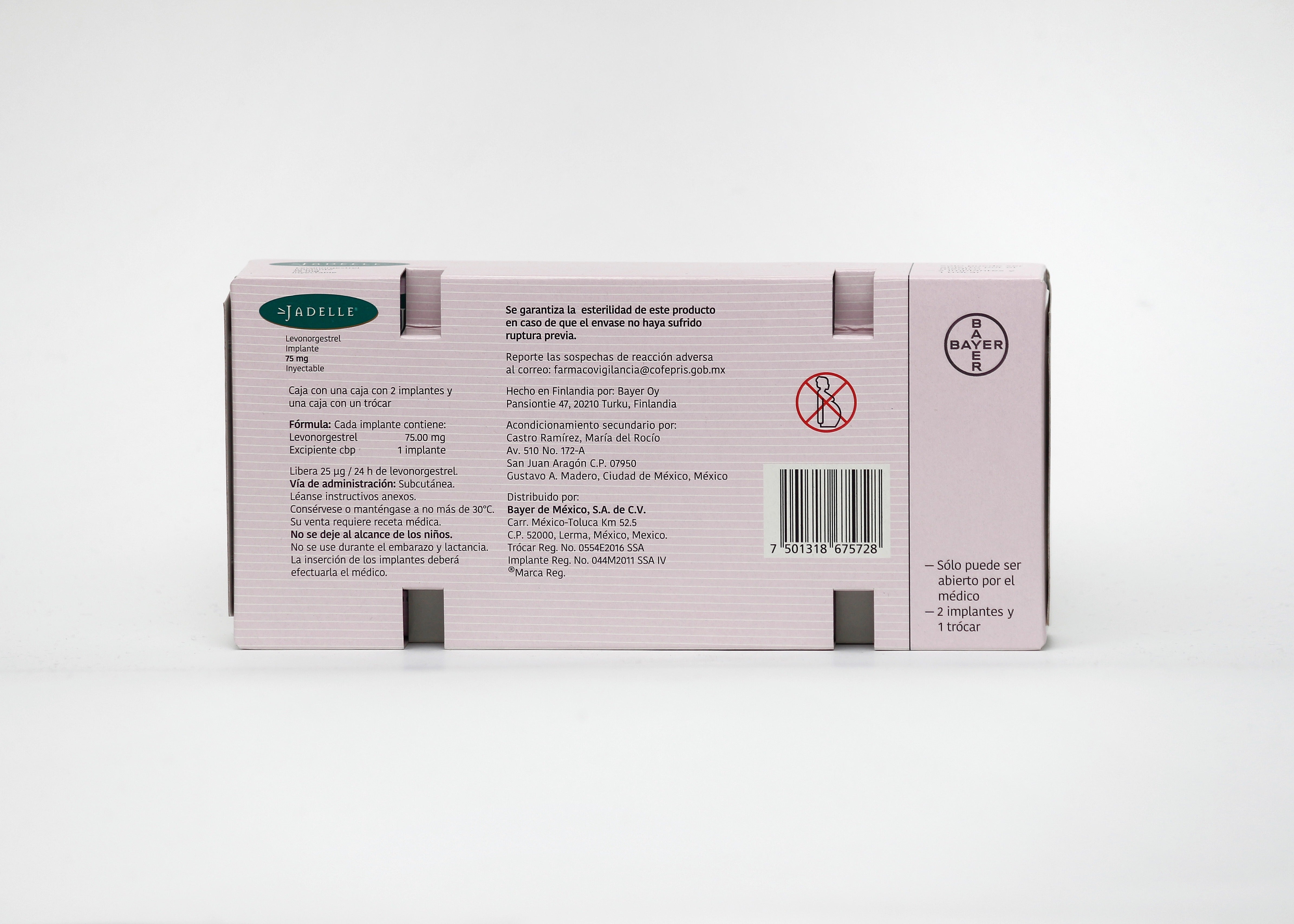 Jadele Tab JADELLE 75MG C/2 – Proasse