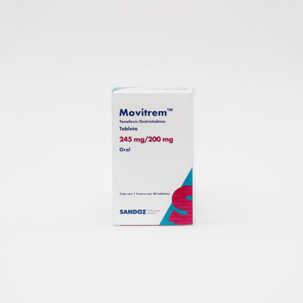 MOVITREM 245/200MG C/30 TAB