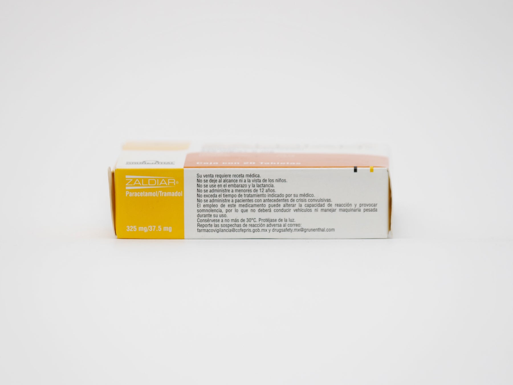 ZALDIAR 37 5 325MG TAB EFE C 20 Proasse zaldiar-37-5-325mg-tab-efe-c-20-proasse