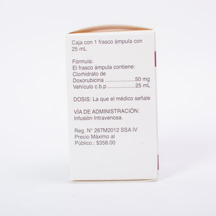 ZODOX 50 mg / 25 ml FA C/1