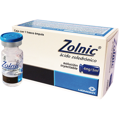 ZOLNIC 4MG/5ML SOL INY C/1 FCO AMP