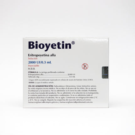 BIOYETIN 2000UI/0.3ML C/6 JGAS PRELL
